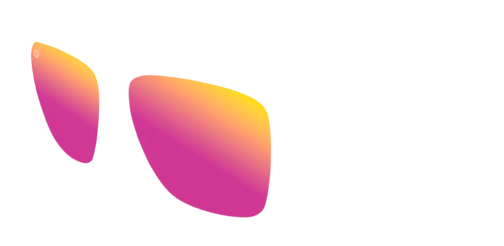Knockaround Fast Lanes - Custom Lens - Pink Sunset POLARIZED
