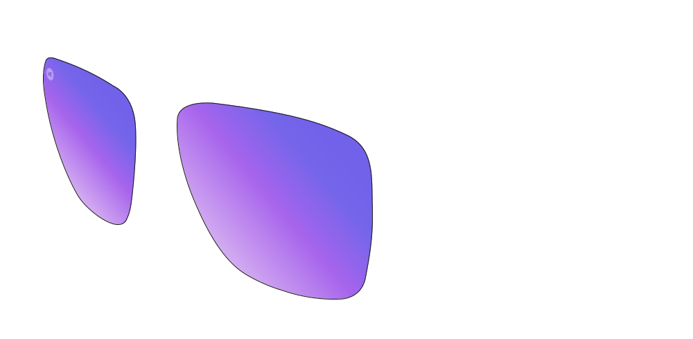Knockaround Fast Lanes - Custom Lens - Purple POLARIZED