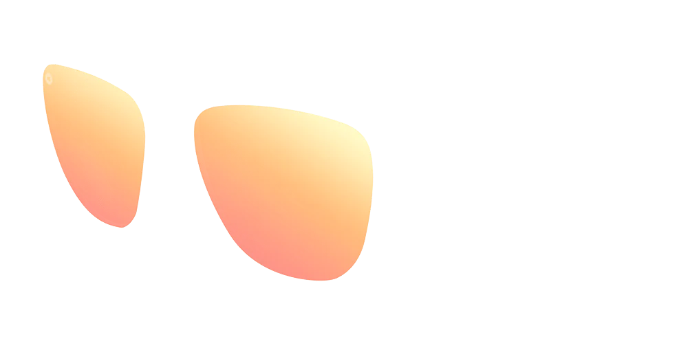 Knockaround Premiums - Custom Lens - Peach POLARIZED