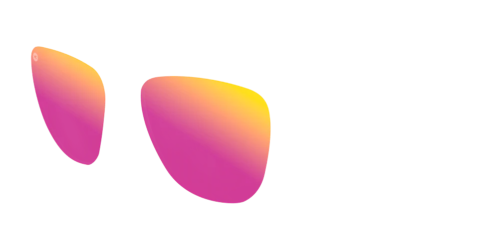 Knockaround Premiums - Custom Lens - Pink Sunset POLARIZED