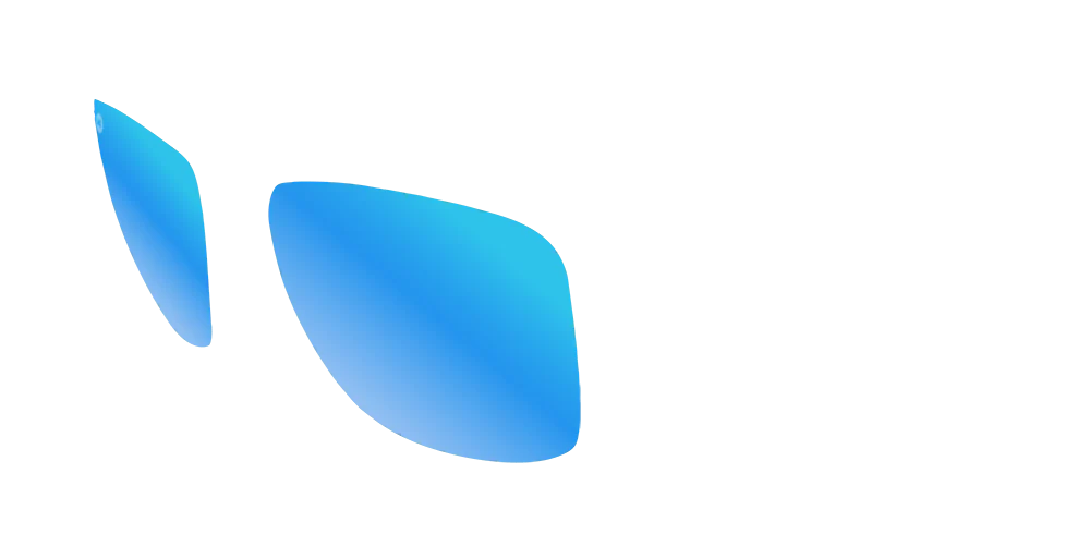 Knockaround Torrey Pines - Custom Lens - Aqua POLARIZED