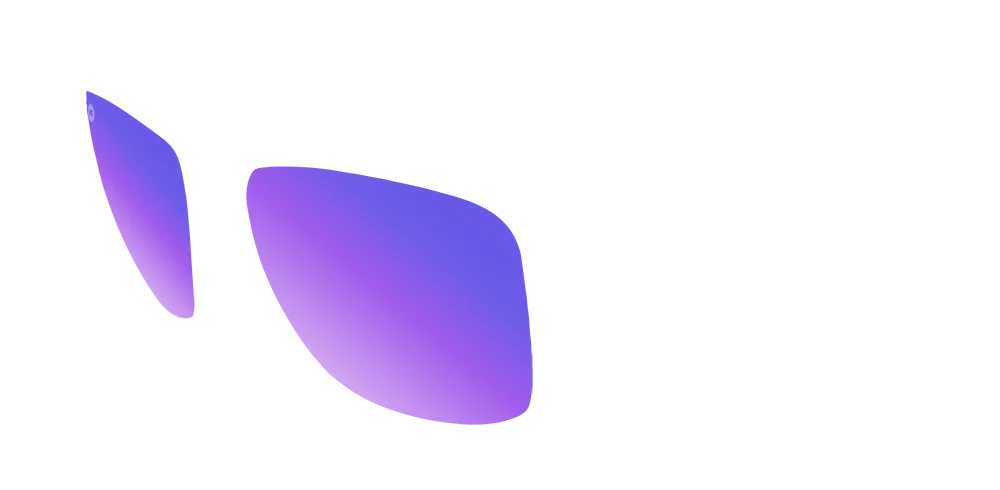 Knockaround Torrey Pines - Custom Lens - Purple POLARIZED